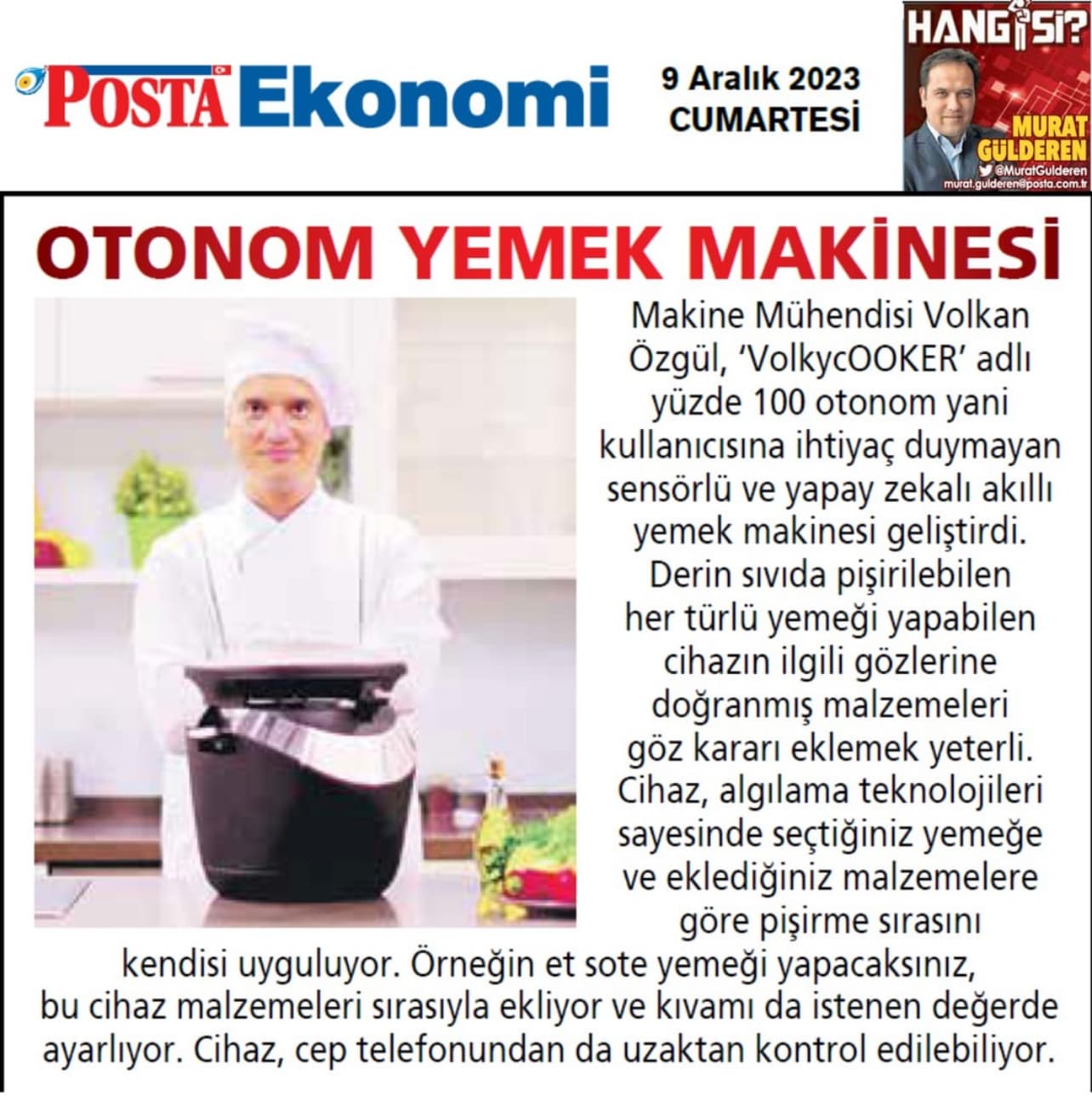 Posta · Ekonomi — VolkyCooker